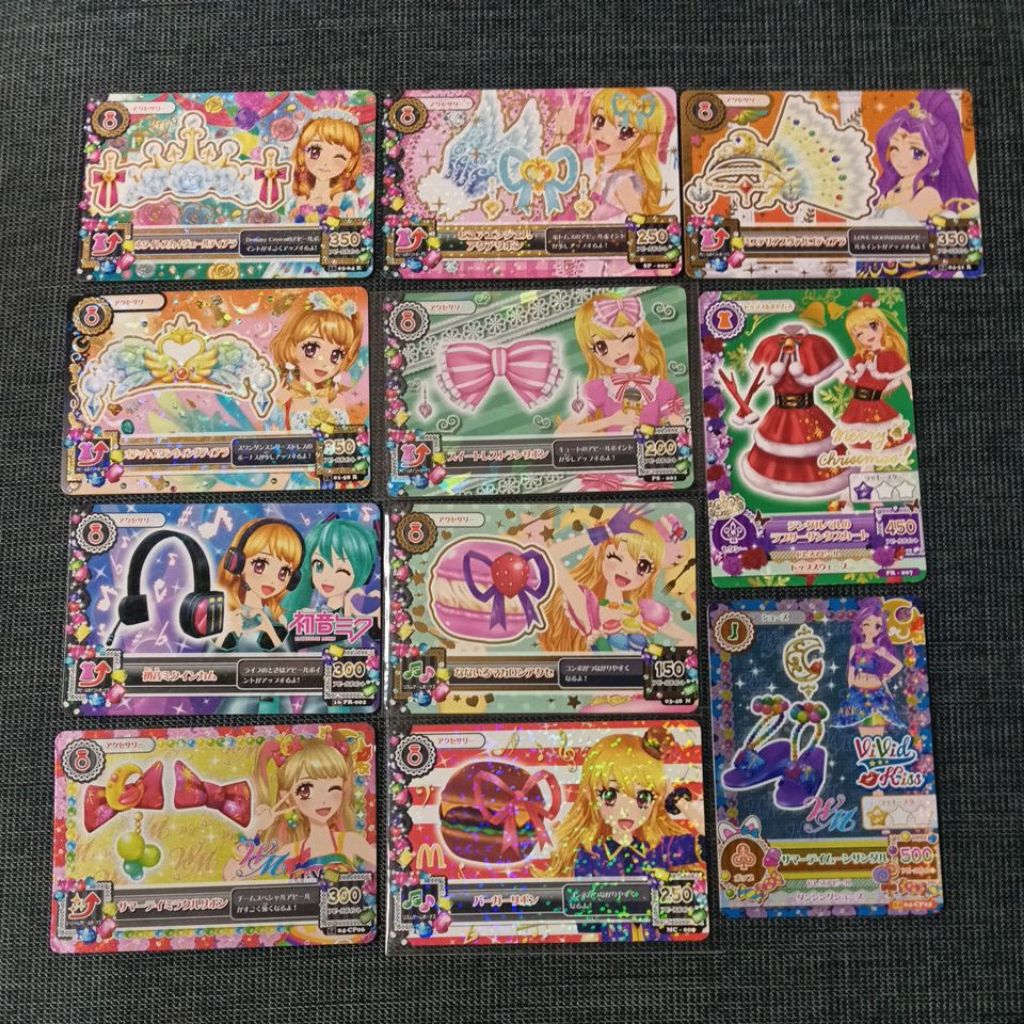 偶像學園卡片🇯🇵日卡🇯🇵星宮莓麥當勞、大空明里、雙人初音