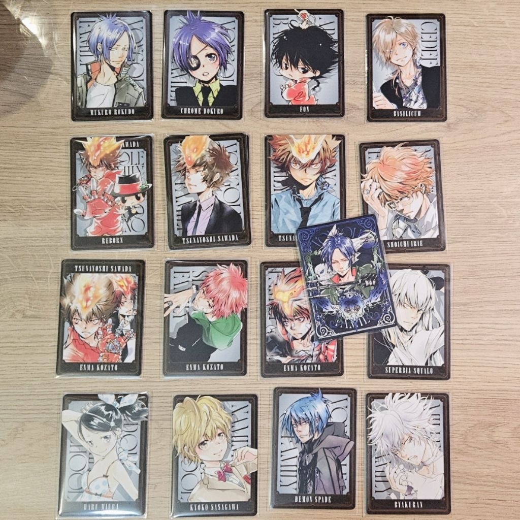 家庭教師 家教 原畫 桌遊卡 澤田綱吉 reborn 六道骸特典 庫洛姆