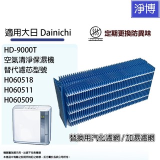 適用大日 Dainichi HD-9000T空氣清淨保濕機/加濕機替換用汽化濾網/加濕濾網 # H060518