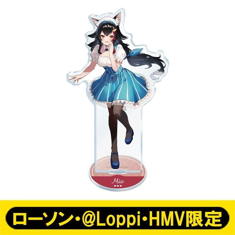 【旅人事務所】粉絲優惠 日本LAWSON Loppi HMV限定 Hololive 大神澪 大神ミオ 女僕 壓克力 立牌