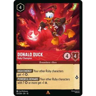 [ Lorcana ] SET 10 - Donald Duck - Ruby Champion