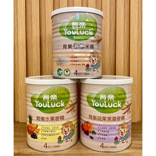 育樂有機米精/育樂黑棗麥精/育樂水果麥精280克