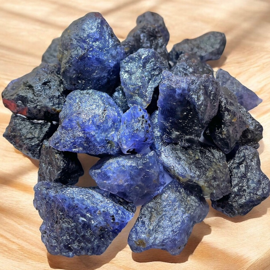 靛色堇青石原礦｜擴香石・礦物標本