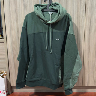 Kith Color-Blocked Madison Hoodie 綠色 拼接 帽T 帽踢 帽TEE