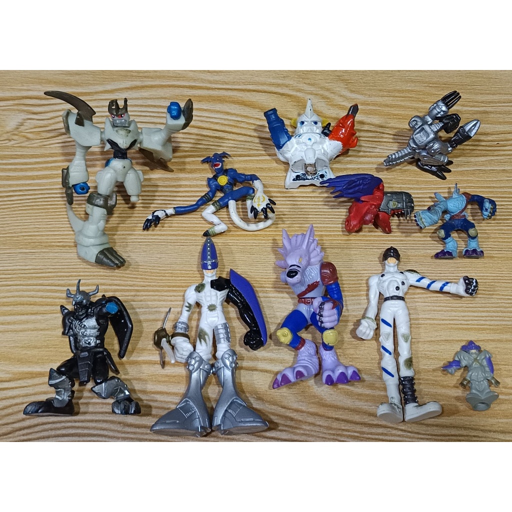 數碼寶貝 殺肉 帝皇龍甲獸 機械協龍獸 奧米加獸 獸人加魯魯 天使獸 神聖天使獸 黑暗戰鬥暴龍獸 海魔獸 公仔 扭蛋 轉