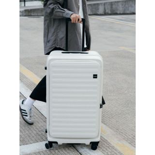 【LOJEL CUBO FIT】 新版29.5吋胖胖箱 - 亞麻白 上掀式胖胖箱 旅行箱 行李箱｜趣買購物旅遊生活館