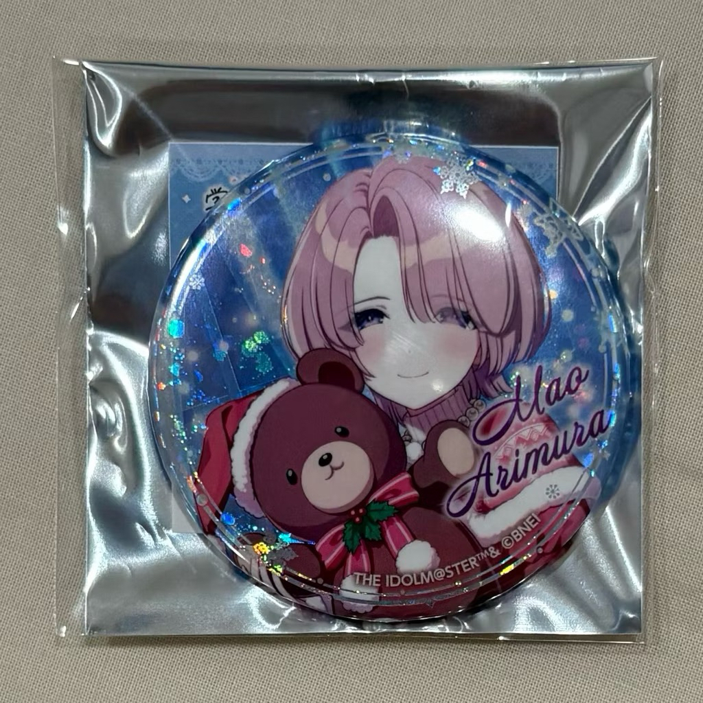 學園偶像大師 学マス '24聖誕 徽章（有村麻央）