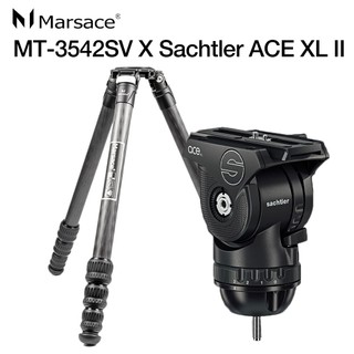 Marsace MT-3542SV + ACE XL II 德國油壓雲台 專業碳纖維錄影