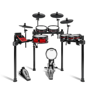 紐約樂器 | Alesis Nitro Ultimate XL 原裝組/加購全配組-isbn鼓椅踏板HiHat架鼓毯耳機