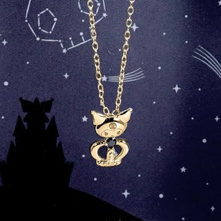 STORY故事銀飾-Kuromi20週年王國系列-皇冠酷洛米晶鑽純銀項鍊