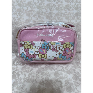 三麗鷗Hello Kitty花寬背帶側包