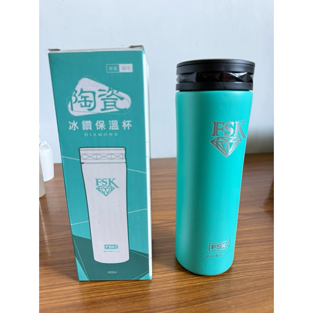 FSK陶瓷保溫杯（全新未使用）420ML