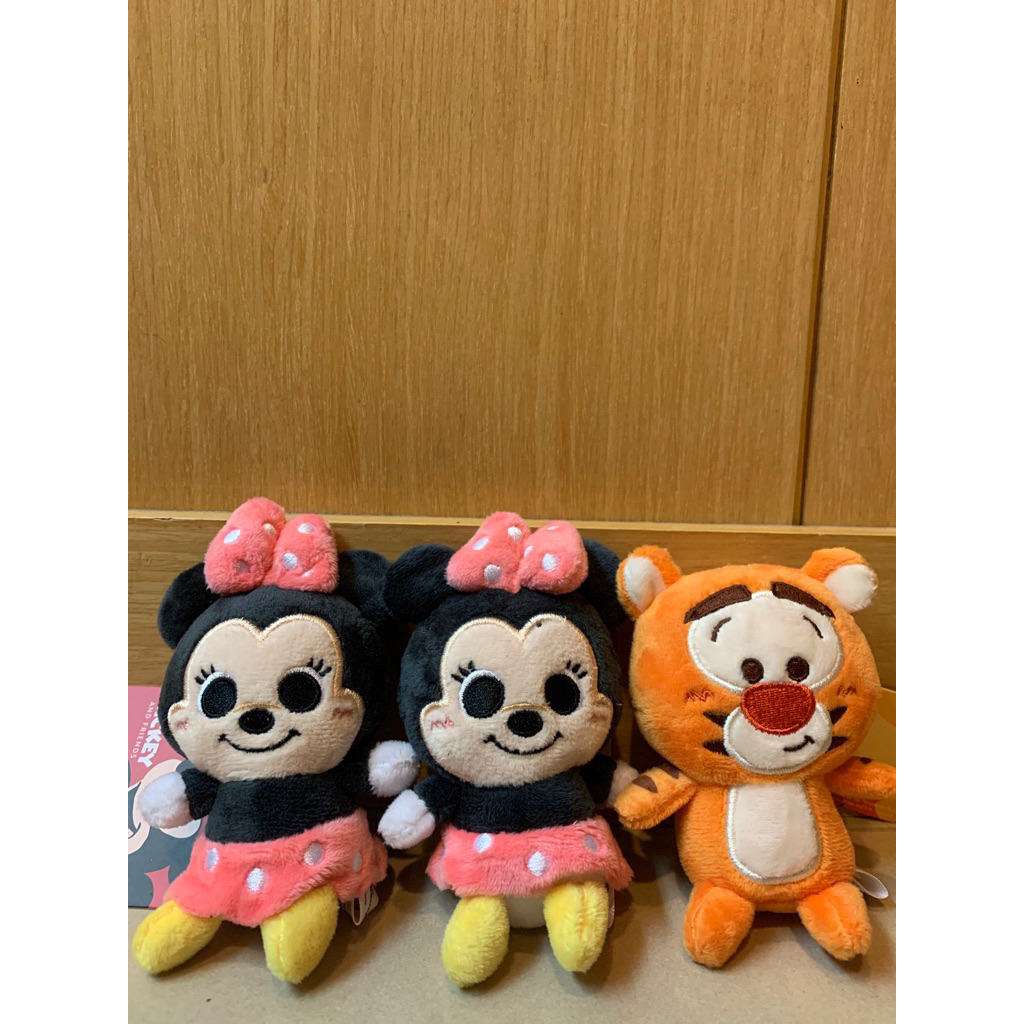 全新正版！迪士尼 Chubby系列娃娃 米妮娃娃 吊飾 跳跳虎娃娃 吊飾 3寸