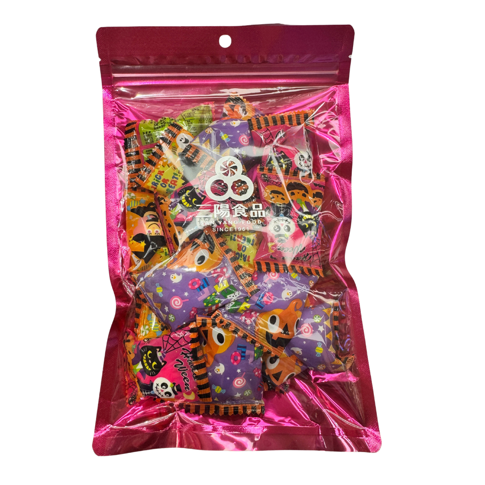 【三陽食品】萬聖節棉花糖-葡萄夾心 約17-18顆 葡萄風味 2026.5.29 蝦皮代開發票