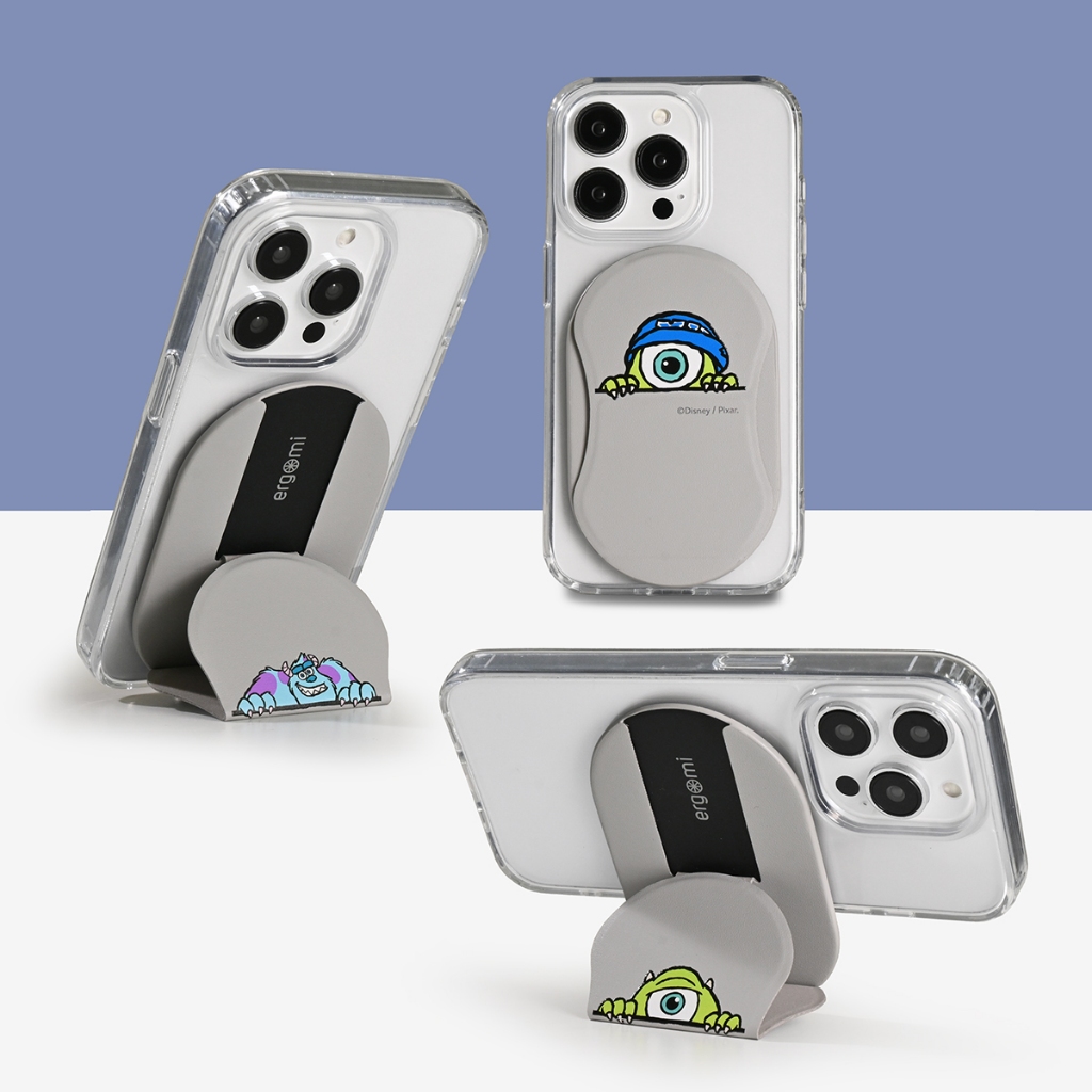 【玩具總動員/怪獸電力公司/瑪麗貓/奇奇蒂蒂】現貨 Mobius｜雙磁圈多角度手機支架 | 正版授權｜ergomi