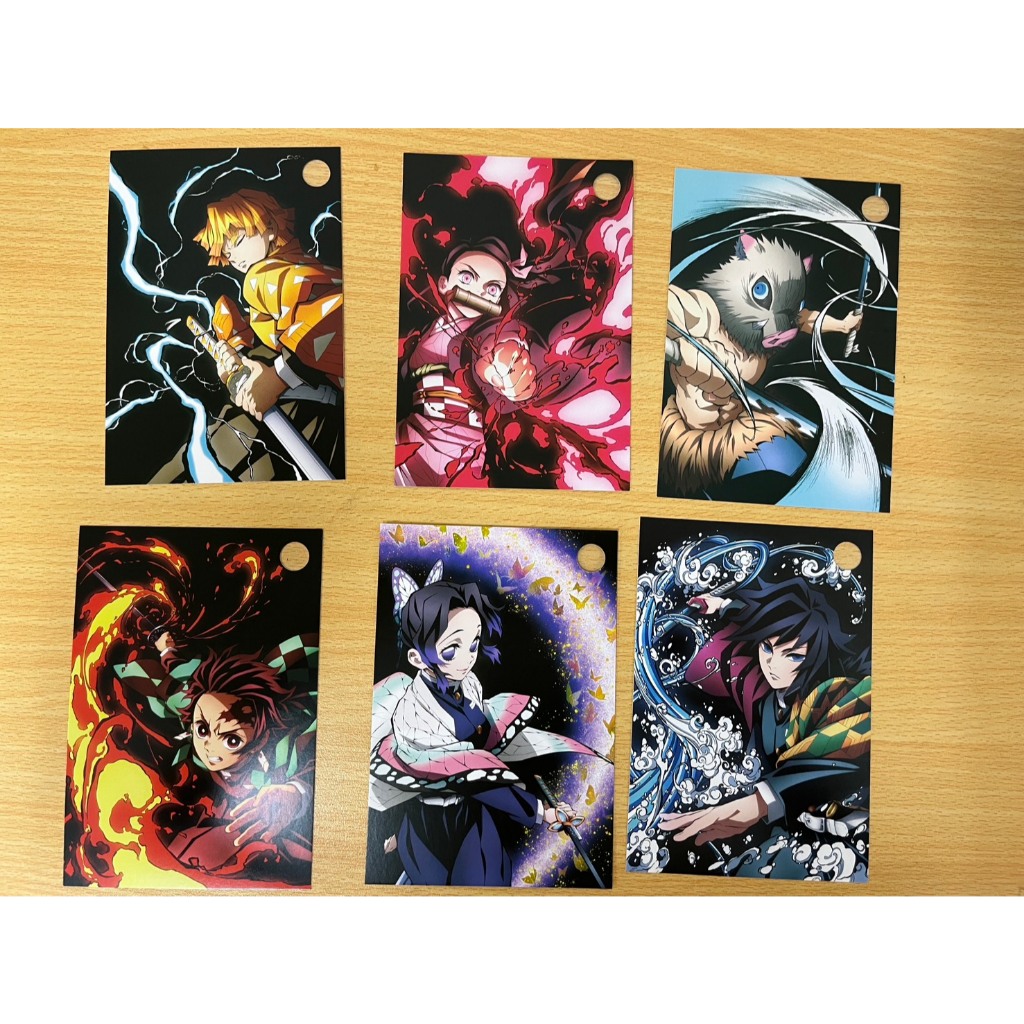 2022 士林 科教館 鬼滅之刃 全集中展 明信片 水柱 義勇 胡蝶 炭治郎 彌豆子 善逸 伊之助 水之呼吸