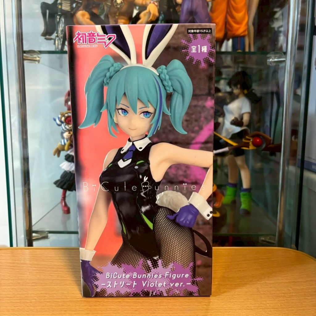 正版 日版 FuRyu 初音未來 紫羅蘭 BiCute Bunnies rurudo 初音 兔女郎 日本 景品 公仔