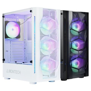 【酷3C】Montech 君主 X1 黑色 顯卡長30.5 CPU高16.5 ATX 玻璃透側機殼 電腦機殼