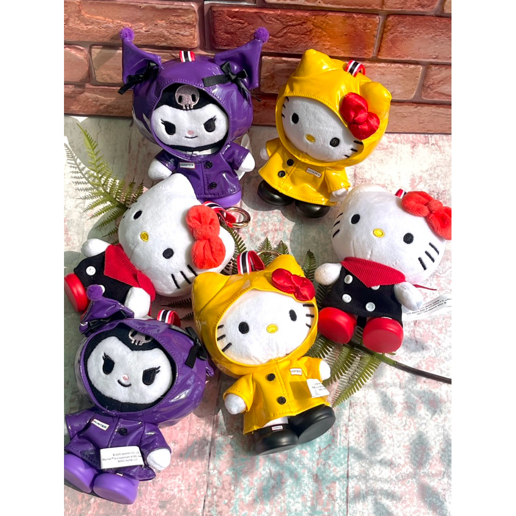 現貨免運 Kitty絨毛吊飾 7-11吊飾 Hunter聯名 三麗鷗吊飾 Kitty雨衣 Kuromi絨毛吊飾