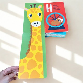 📖書蟲選書【動物ABC翻翻樂】🚀✨認識字母＋可愛動物＋驚喜翻頁設計，邊玩邊學好有趣，讓小朋友愛不釋手的英文啟蒙繪本！