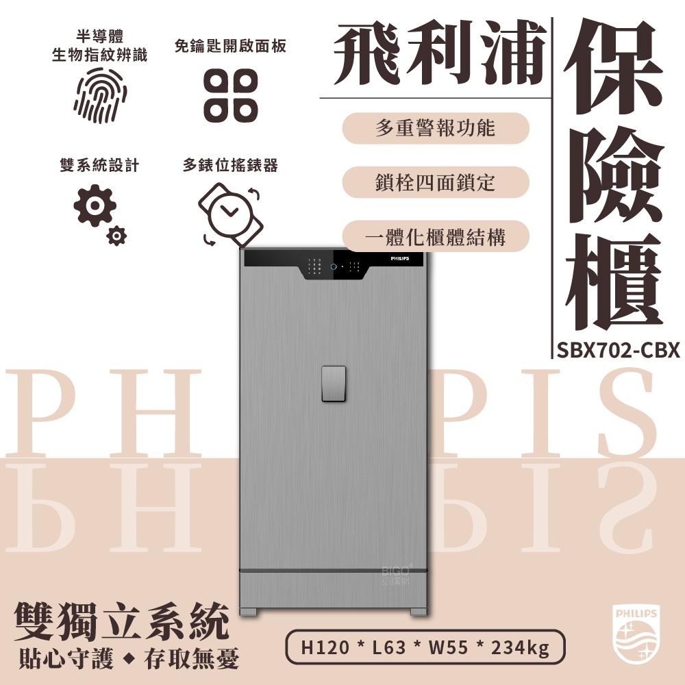 熱門新品 SBX702-CBX 飛利浦保險櫃 防盜 密碼保險箱 電子鎖 密碼櫃 小金庫 防盜櫃 隱私儲物櫃