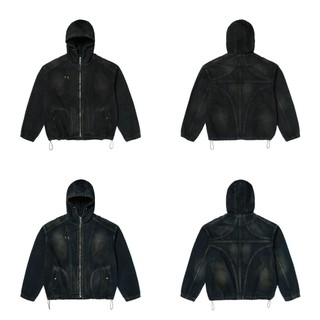 【FF SELECT】24FW THUG CLUB Basic Emblem Denim Jacket 牛仔拉鍊連帽外套