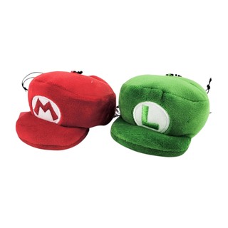 Vintage+。復古家。日本 Mario Kart 瑪利歐賽車 兄弟 。瑪利歐 路易吉 帽子 娃娃 鑰匙圈 吊飾 特價