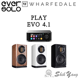 EVERSOLO PLAY 串流綜合擴大機+Wharfedale EVO 4.1 書架喇叭(一對 公司貨保固