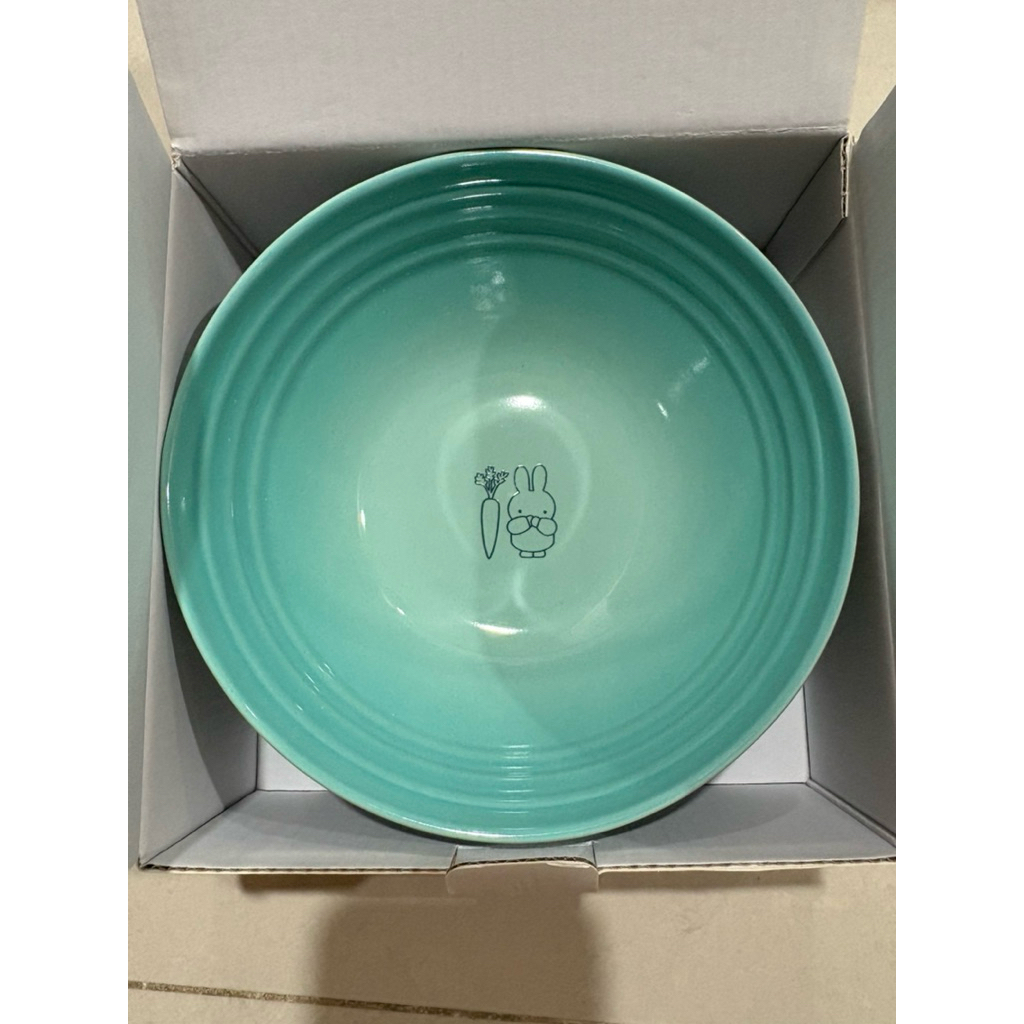 Le Creuset miffy 早餐穀片碗16cm(薄荷綠）