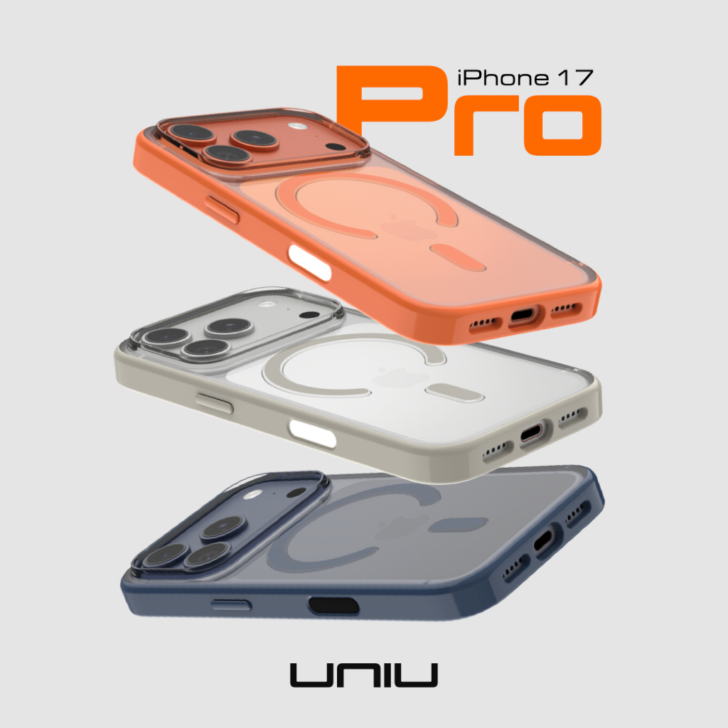 UNIU® iPhone 17/Air/Pro/Max 系列 DAPPER 都會亮感防摔殼 | 超級耐髒 | 相機按鍵