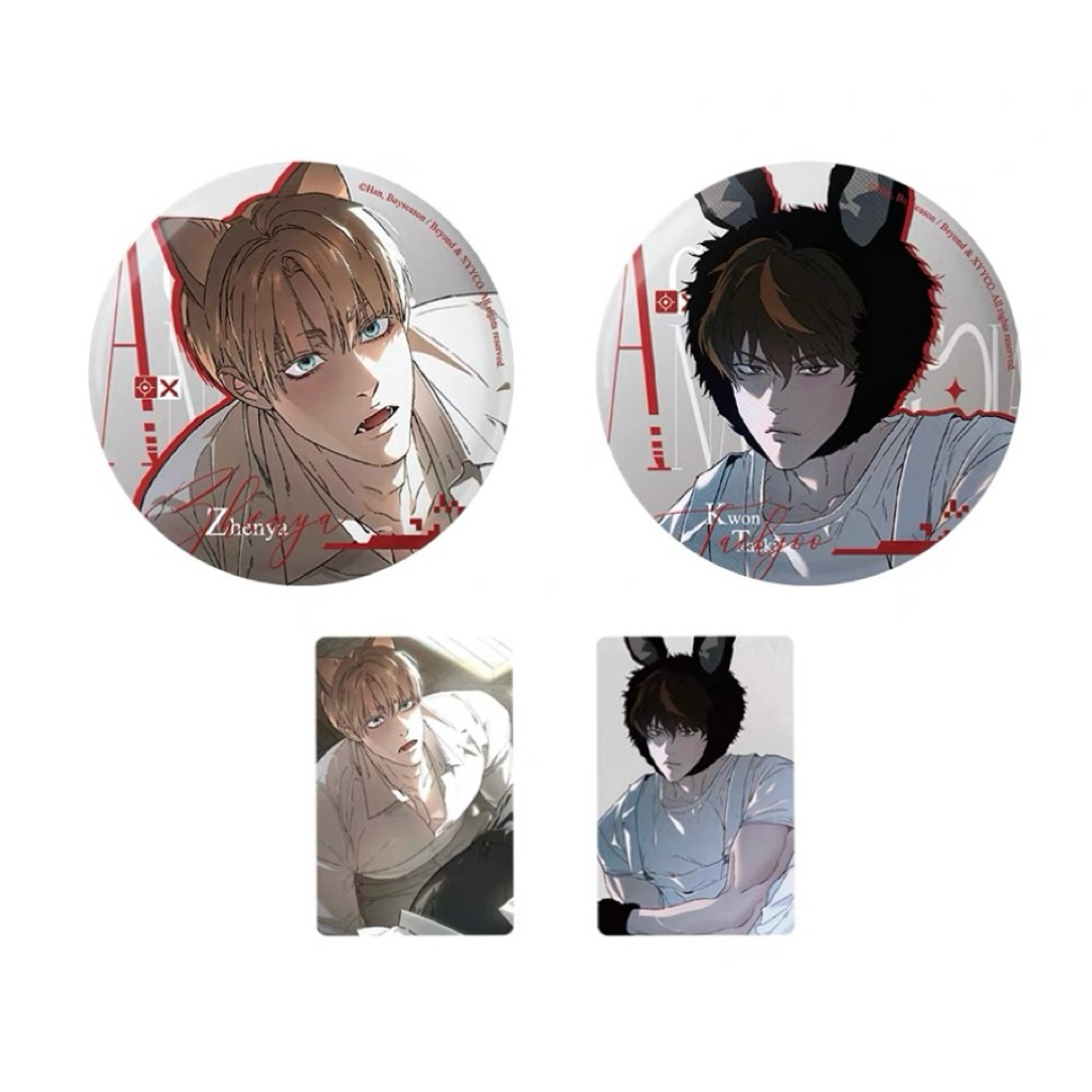 【現貨】墨丘里 代號安娜塔西亞 徽章小卡SET（需去主頁下單包材👍）