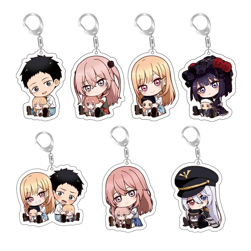 【抱抱系列】新款 戀上換裝娃娃 現貨 鑰匙扣 吊飾 周邊 喜多川海夢 黑江雫 五條新菜 乾紗壽葉 乾心壽，xm