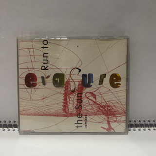 二手 CD 1994年 英國 Erasure Run to the Sun (remixes) 電音 混音 專輯