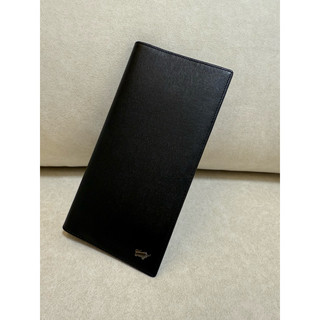 近全新❣️【BRAUN BUFFEL 德國小金牛】14卡薄型長夾-黑色/BF537-322-BK