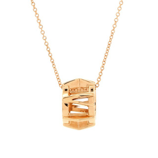 Tiffany & Co. 18k 玫瑰金Atlas X Open 項鍊 Pendant Necklace