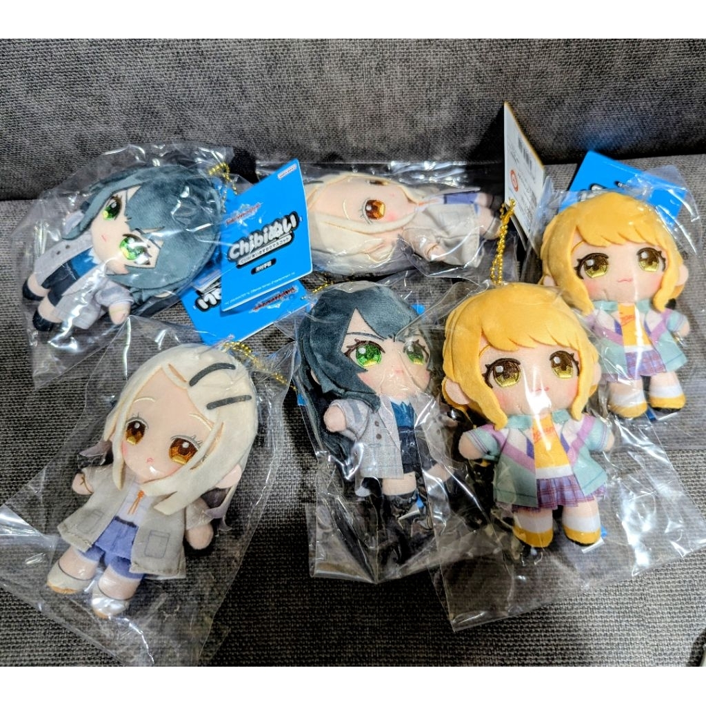 萬代南夢宮 學園偶像大師 Q版坐姿布偶吊飾 月村手毬 篠澤廣 藤田琴音 Bandai 娃娃