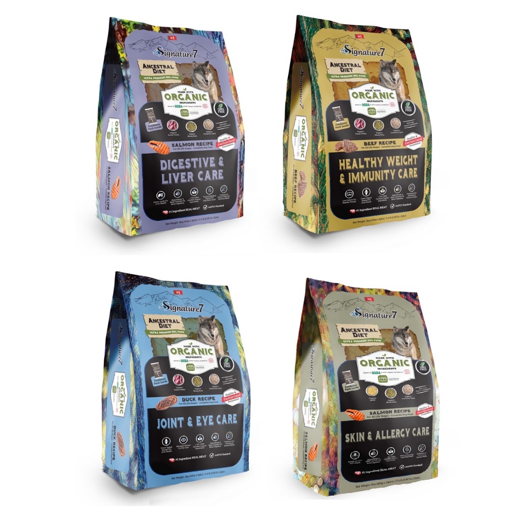心寵Signature7 全齡犬糧 (送15%蝦幣)水解蛋白 皮毛/關節/腸胃/體重管理 保健有機食譜