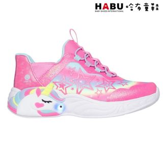【SKECHERS】女童系列 燈鞋 Unicorn Dreams 彩虹小馬 中童 302296LPKMT｜哈布童鞋