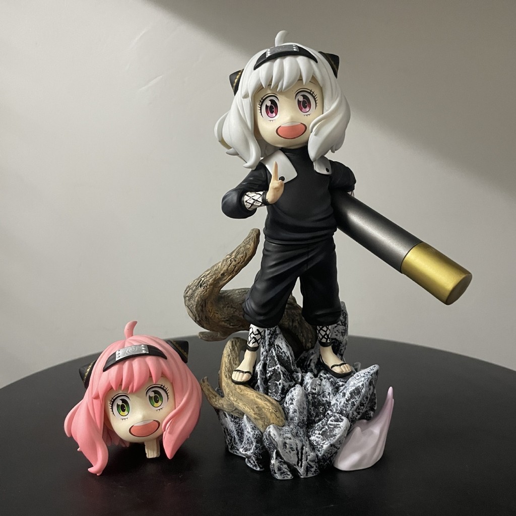 低價清倉【間諜家家酒】間諜家家酒 阿尼亞 cos 猿飛日斬 雙頭雕 GK 19cm