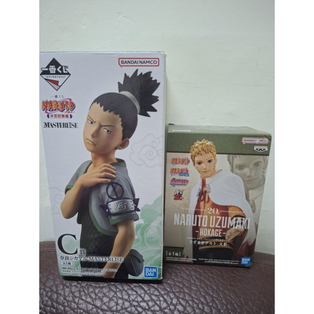 正版 日版 代理版 公仔 火影忍者 鳴人 佐助 小櫻 自來也 日向雛田  剛手 漩渦鳴人 宇智波佐助 一番賞 鹿丸 C賞