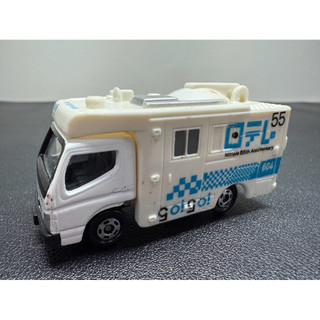 TOMICA 多美小汽車 通訊車 衛星轉播車 Fuso canter NTV 三菱 USO