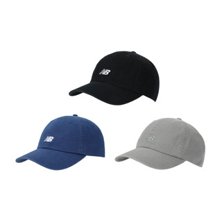 New Balance 帽子 NB 男女款 棒球帽 運動帽 休閒帽 老帽 經典 復古 刺繡 Logo 黑色 藍色 灰色