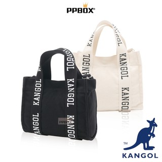 KANGOL 袋鼠 串標 方塊包 65551708 時尚 包包 帆布包 斜背包 手提包 中性側背包 潮牌側背包 吐司包