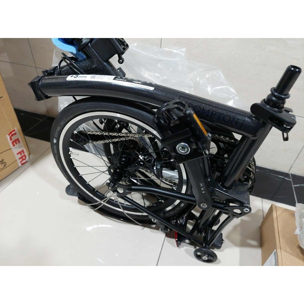 全新Brompton P line 四速 M把黑色
