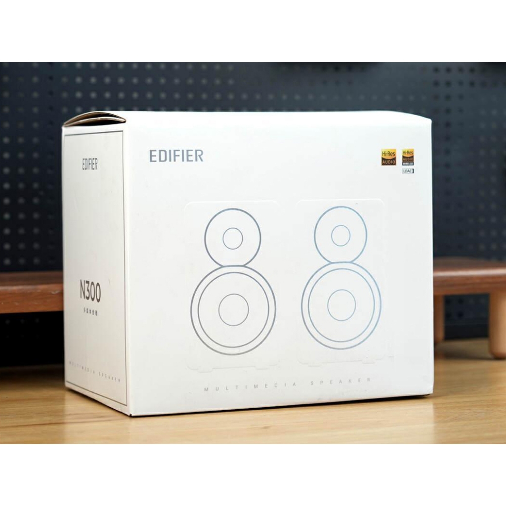 EDIFIER 漫步者 N300 M60 藍牙喇叭 橡木棕 含Mogami 2534喇叭連接線