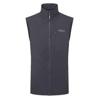 RAB 男款 Borealis Vest 彈性防風透氣背心 鯨魚灰 QWS79 綠野山房