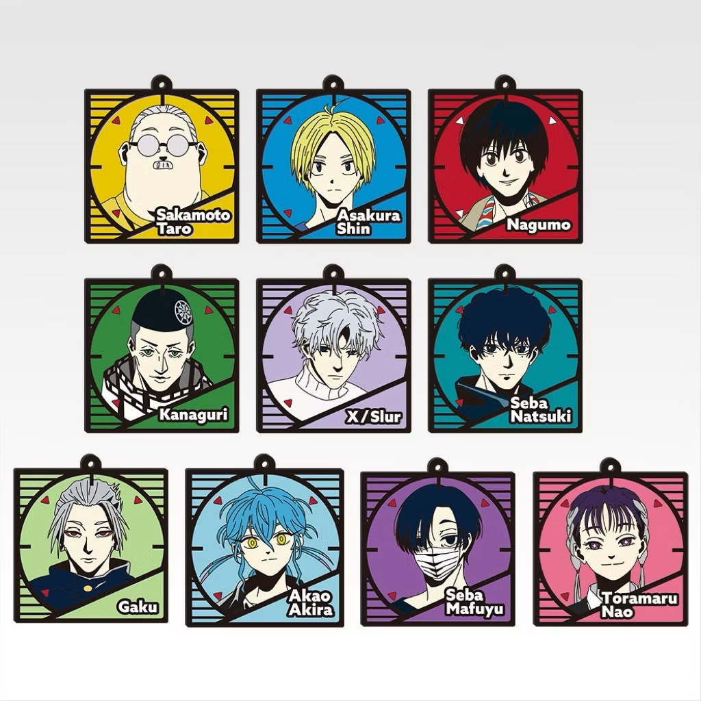 坂本日常一番賞vol.3 資料夾 立牌 杯墊/勢羽真冬/虎丸尚/朝倉新/勢羽夏生/有月憬/南雲與市