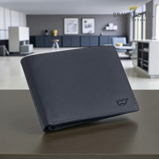 *【寧寧精品】台中35年老店 BRAUN BUFFEL 德國小金牛 洛菲諾系列 超薄短夾 BF347-314 男短夾區