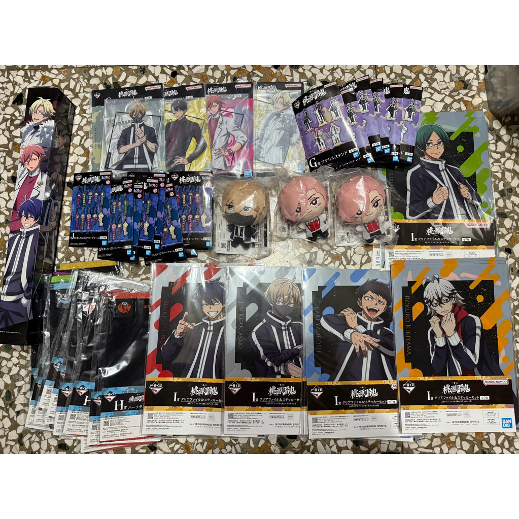 現貨 日版一番賞 桃源暗鬼 四季/ 無陀野無人/皇后崎迅/京夜/唾切-立牌/娃娃吊飾/毛巾/資料夾/吊飾/A2掛軸