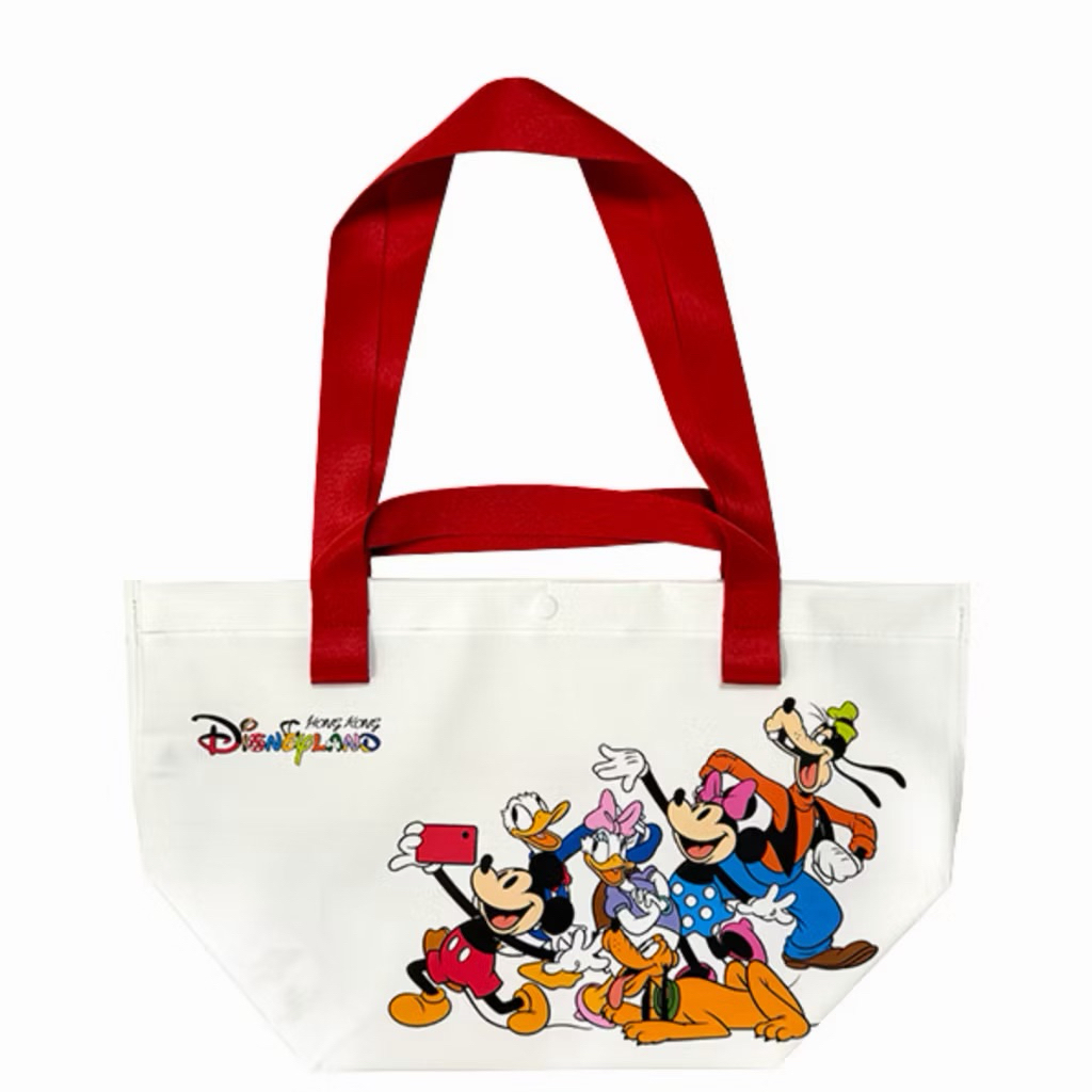 [Shuang++Shuang] 現貨 香港迪士尼 米奇 米妮 唐老鴨 黛西 高飛 布魯托 肩背 手提 購物袋